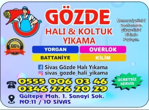 GÖZDE HALI  YIKAMA PROTOKOLÜ